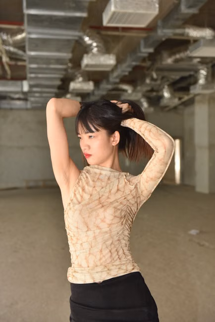 Cropped Bege Estampado